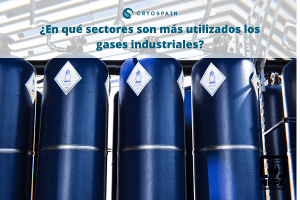 ¿En qué sectores son más utilizados los gases industriales?