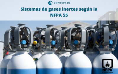 Sistemas de gases inertes según la NFPA 55