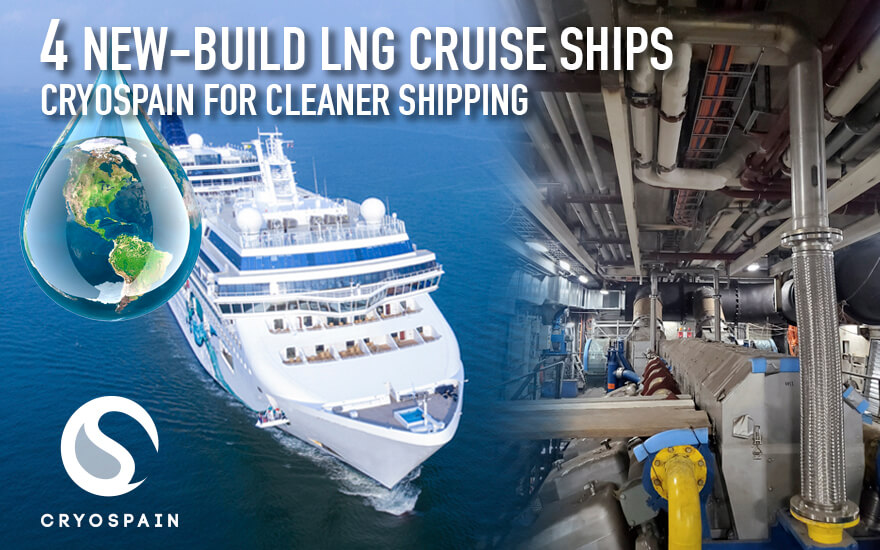 Cruceros GNL: Cryospain sigue promoviendo un transporte marítimo más verde