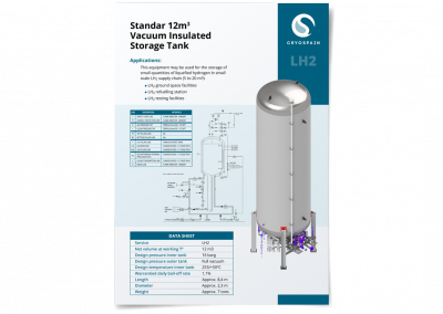 LH2 Storage Tank – 12m3