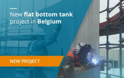 New cryogenic tank in Ghent (Belgium) for Air Separation Unit