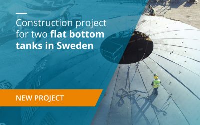 Development of comprehensive solutions: two storage tanks in Sweden
